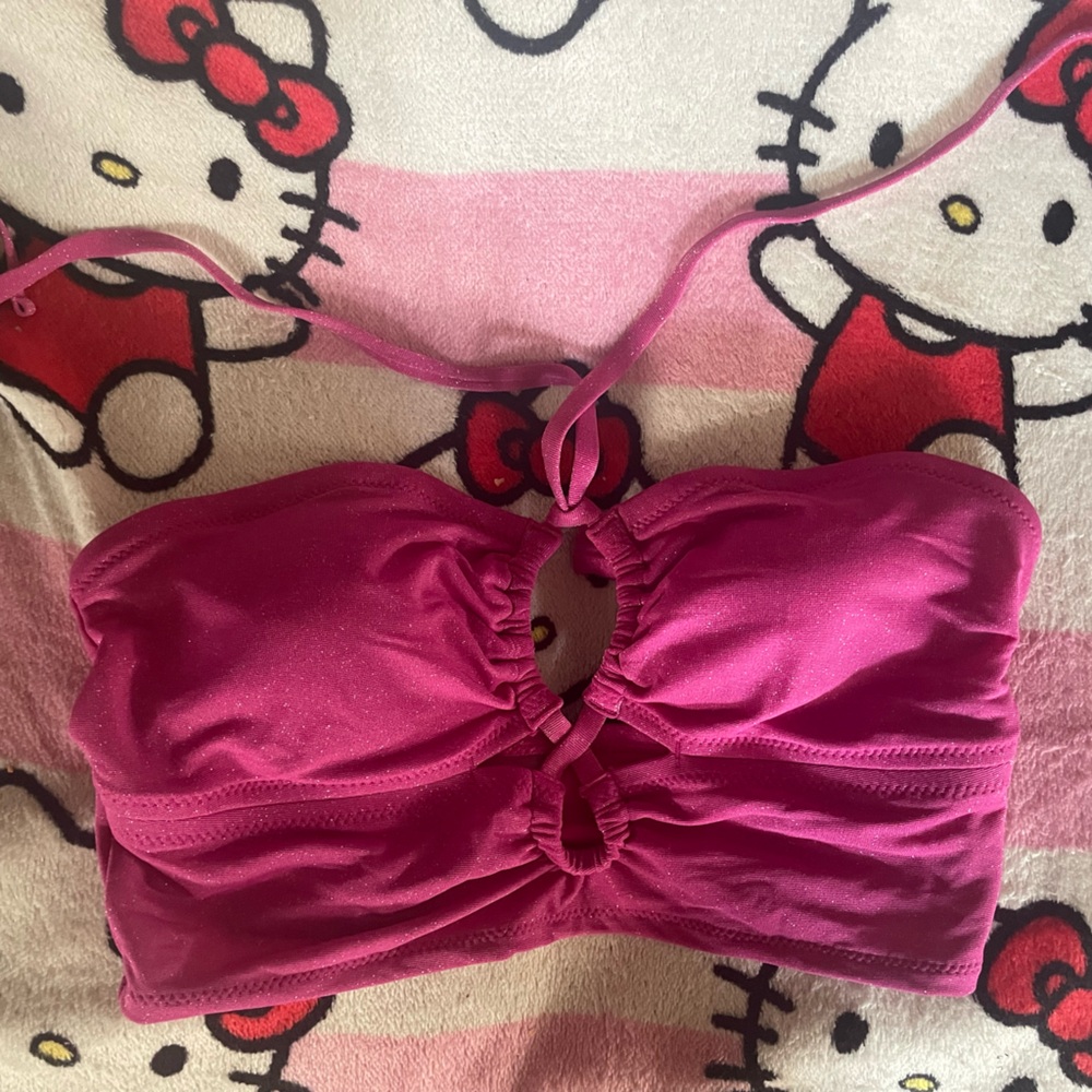 Glittery Pink Summer Halter